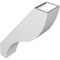 Ekena Millwork 5-in. W x 16-in. D x 22-in. H Geneva Architectural Grade PVC Knee Brace BRCP05X16X22GNV - alternate 3